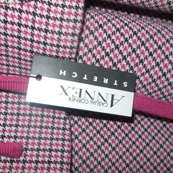 Suit Annex 8P NEW Pink Jacket Blazer Skirt Tweed - Picture 4 of 8